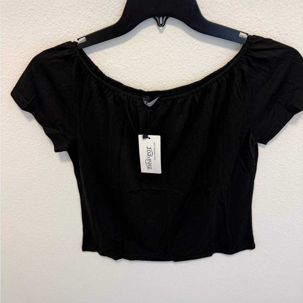Mimi Chica Classic Black Crop Top